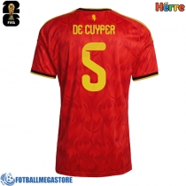 Fotballdrakt Herre Belgia Maxim De Cuyper #5 Hjemmedrakt VM 2026 Kortermet